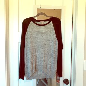 Grey and Black sweater